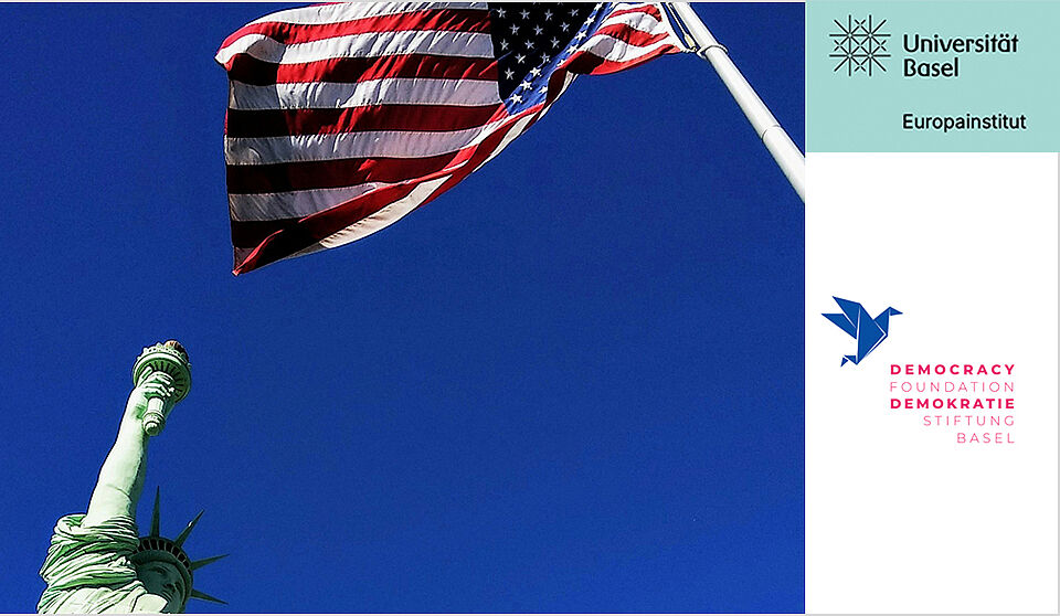 Statue of liberty, American flag, Logos