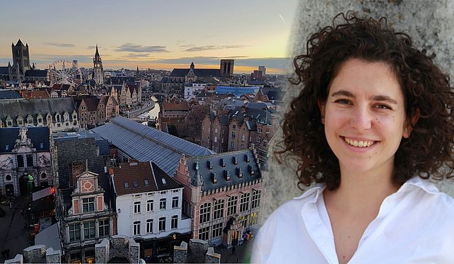 skyline of the city Ghent / Barbara von Rütte