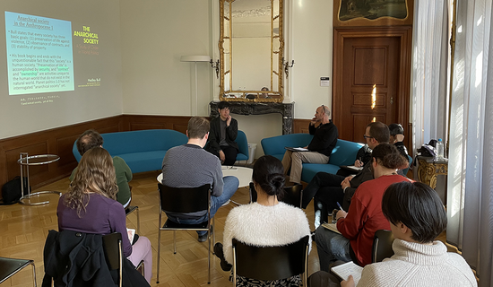 Salon discussion with Prof. Yukio Maeda with Corey Ross and Audience at the Europainstitut.