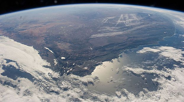 View of Africa from space