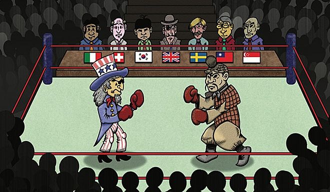 Small, Medium and Great Powers' Response to US-China Strategic Competition: Neutrality, Choosing Sides, or Bandwagoning