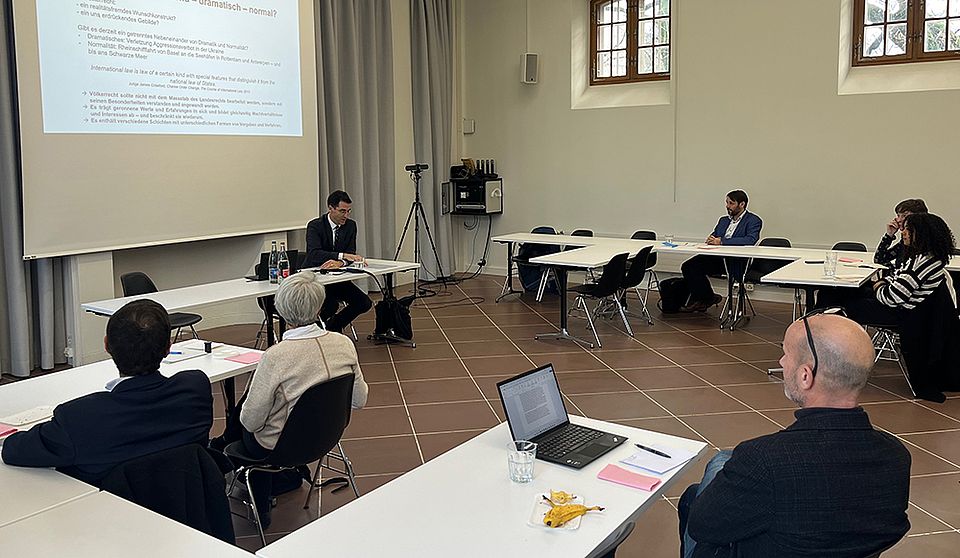 Working lunch mit Dr. Portman