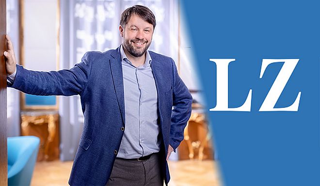 Foto: Ralph Weber, © Philippe Gétaz (links); Logo Luzerner Zeitung (rechts).
