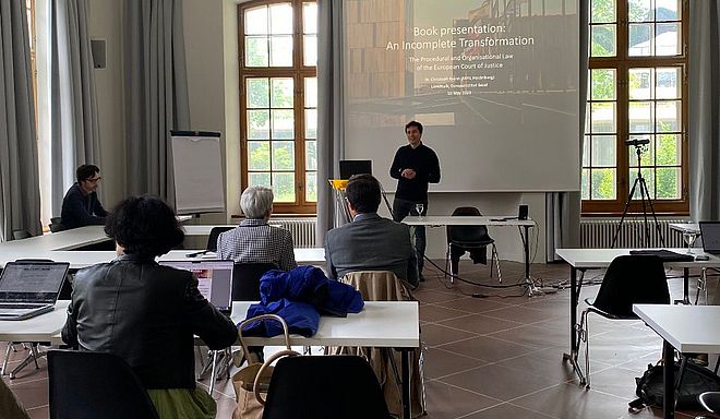 Dr. Christoph Krenn during his presentation