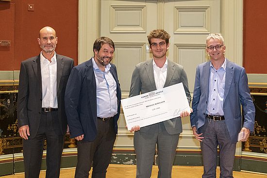 v.l.n.r. Corey Ross, Ralph Weber, Michael Honegger