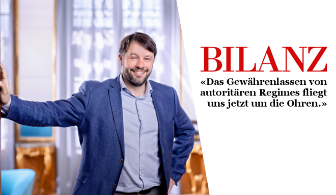 Ralph Weber im Wirtschaftsmagazin BILANZ