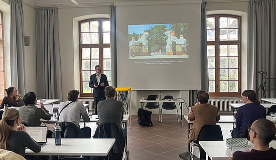 Her teen gives a lecture