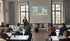 Her teen gives a lecture