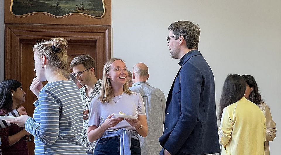 Participants at a Post-Event Get-Together