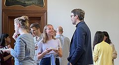 Participants at a Post-Event Get-Together