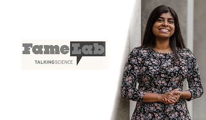 Fame Lab-Logo (Webseite) / Thanushiyah Korn (EIB)