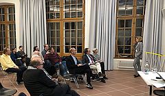 Simone Wyss Fedele während der Fragerunde