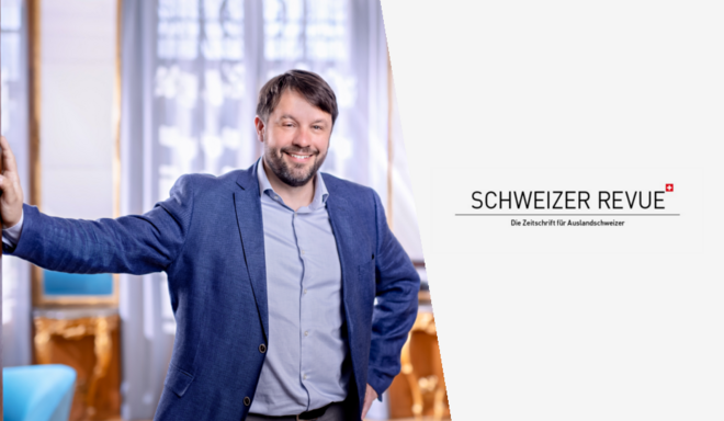 Ralph Weber in der Schweizer Revue