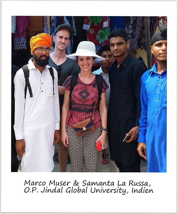 Marco Muser & Samanta La Russa, Indien