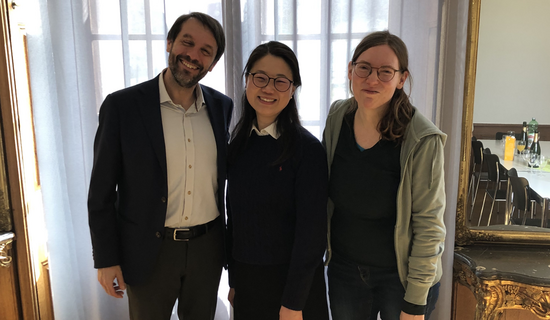 Ralph Weber (left), Yim Fong Chan (center), Cornelia Knab (right).