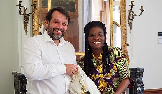 Prof. Dr. Ralph Weber and Prof. Mary B. Setrana 