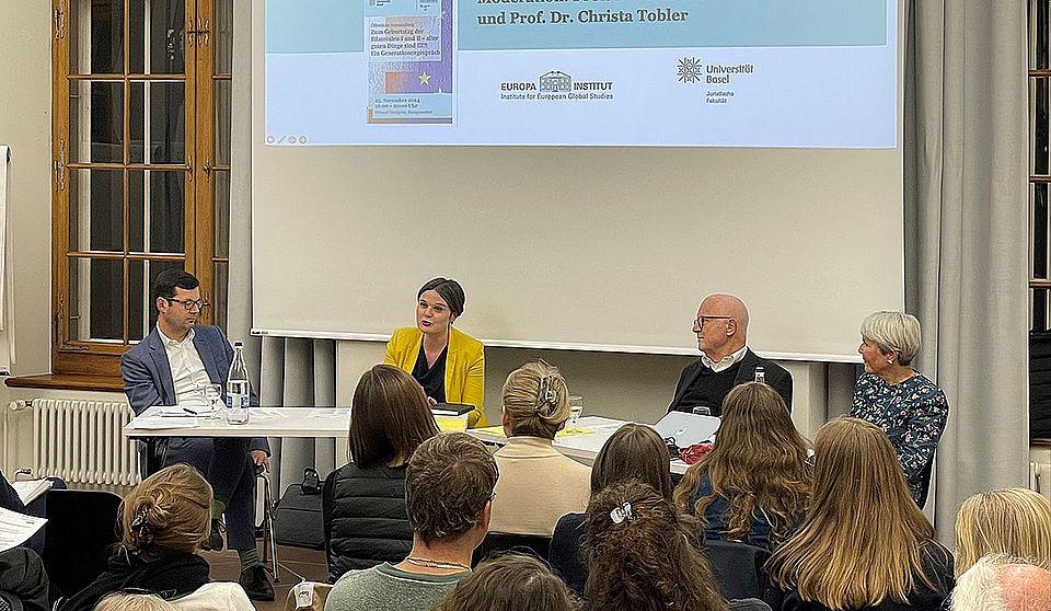 Panelisten diskutieren