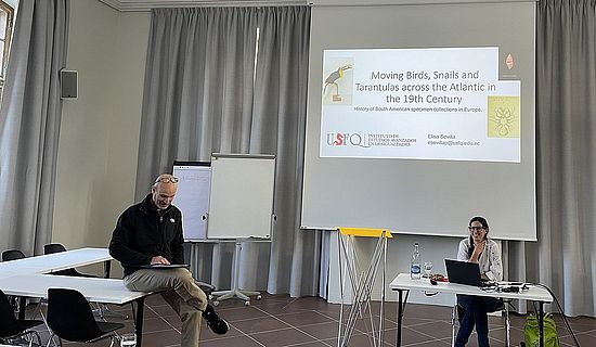 Corey Ross introduces Elisa Sevilla