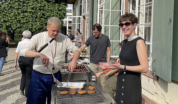 Barbecue team Dominique Biehl, Sebastian Held & Niamh O'Neill