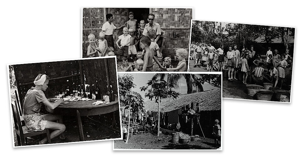 Collage of images from the ICRC Audiovisual Archives
