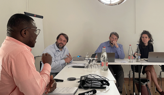 Discussion during the workshop