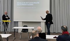 Prof. Sławomir Łukasiewicz and Prof. Dr. Corey Ross