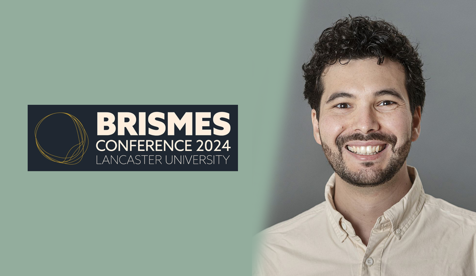 Logo of the BRISMES Annual Conference 2024 | Portrait Photo of Noureddine Wenger