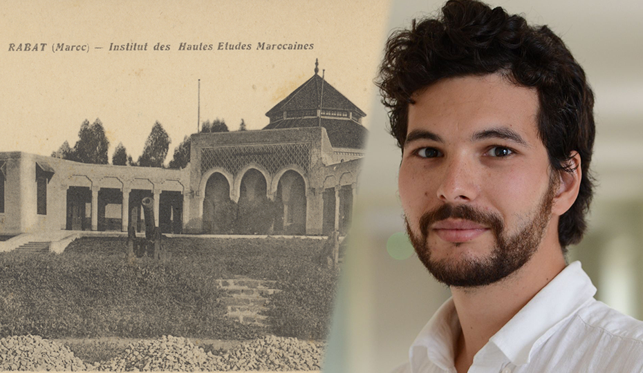 Postkarte des "Institut des Hautes Etudes Marocaines" aus dem Jahr 1931, fotografiert von Jean Combier (Ausschnitt) / Noureddine Wenger