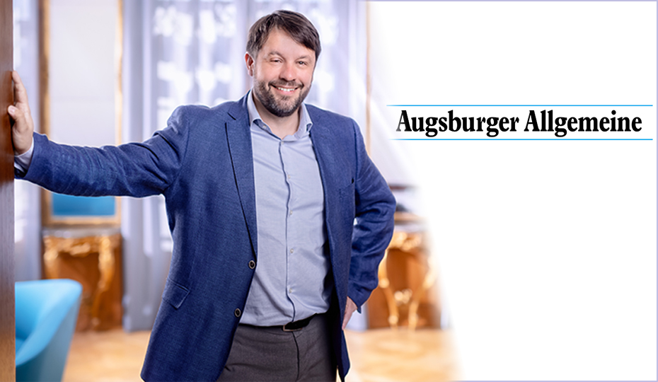 Foto: Ralph Weber, © Philippe Gétoz (links), Logo «Augsburger Allgemeine» (rechts)