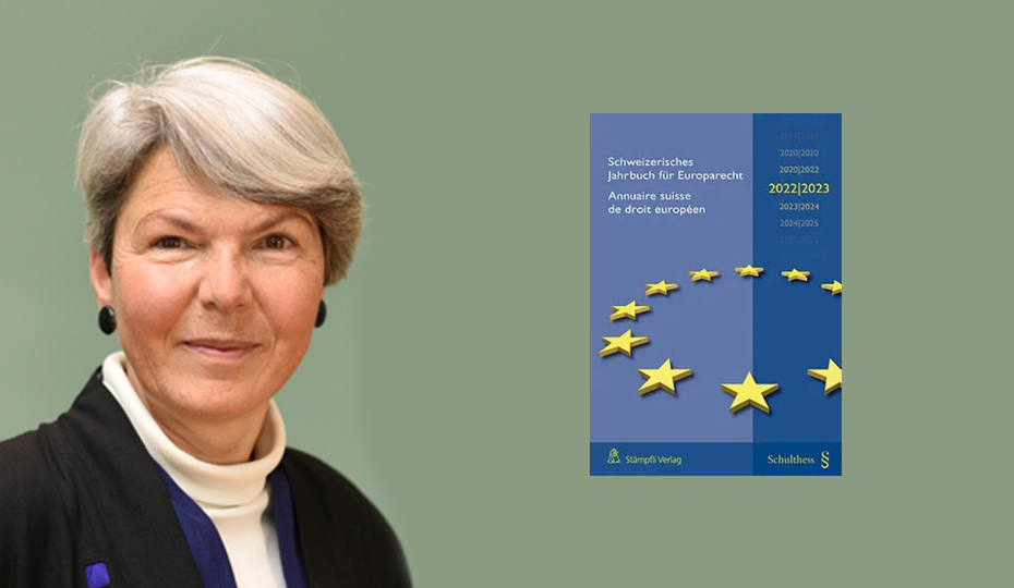 Foto Christa Tobler / Buchcover «Schweizerisches Jahrbuch für Europarecht = Annuaire suisse de droit européen 2022/2023»