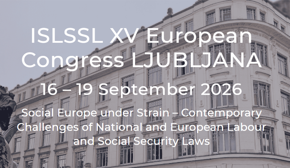 XV. European Congress der International Society for Labour and Social Security Law 